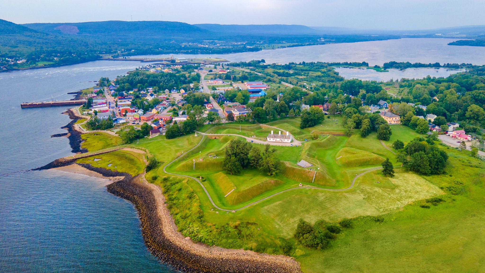Fort Anne from above