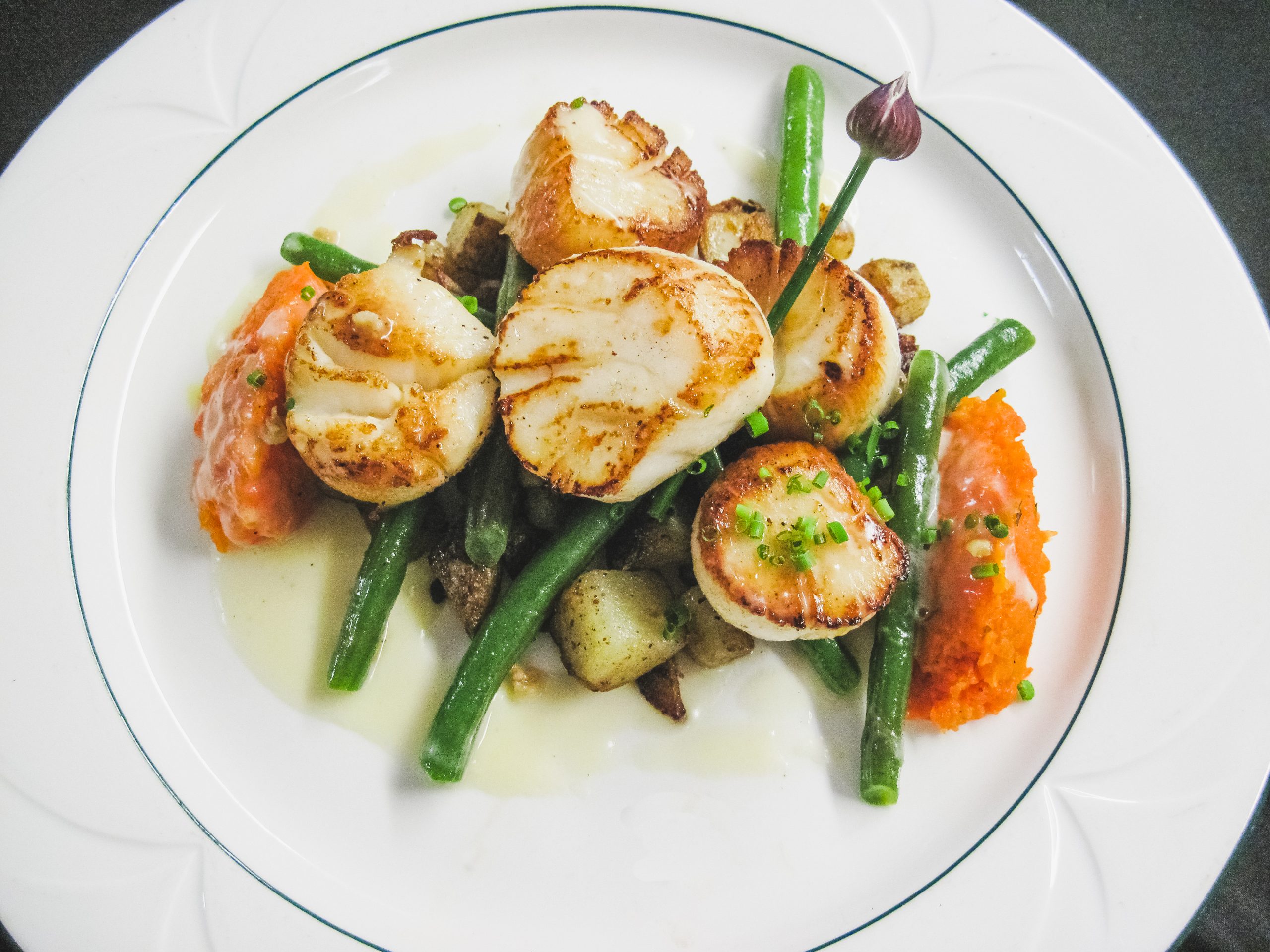 Scallop dish at Digby Pines Golf Resort & Spa