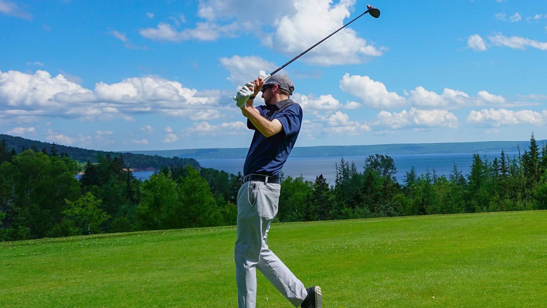 Bell Bay Golf Club in Baddeck.