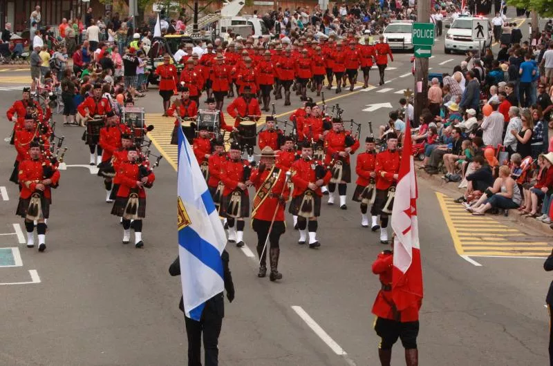 Parade during the annual Apple Blossom Festival in the Annapolis Valley of Nova Scotia