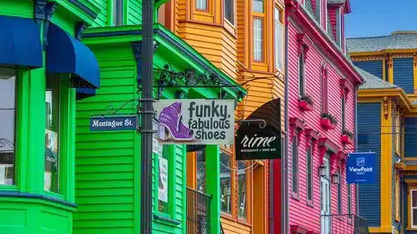 colorful buildings in Lunenburg